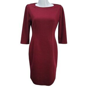 Tahari Dress Midi 10 Red